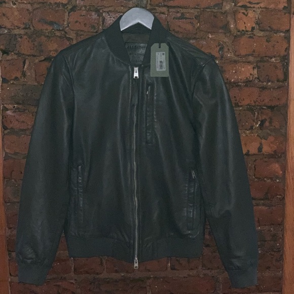 Bales Leather Bomber Jacket